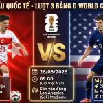Nhận định trận đấu Thổ Nhĩ Kỳ vs Mỹ lượt 3 bảng D World Cup 2026 cùng chuyên gia Gavang TV.